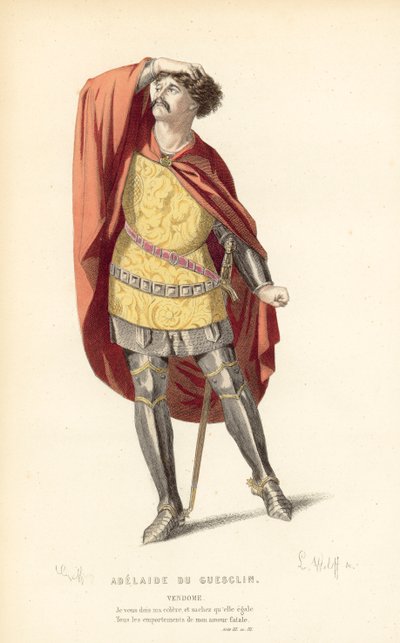 Adelaida Du Guesclin, Vendôme de after Edmond A.F. Geffroy