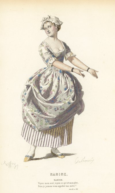Nanine de after Edmond A.F. Geffroy