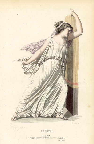 Orestes, Electra de after Edmond A.F. Geffroy
