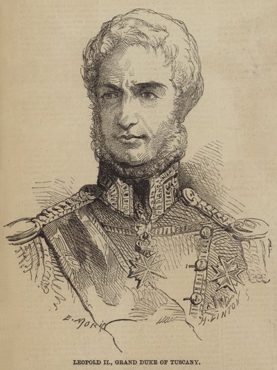 Leopoldo II, Gran Duque de Toscana de after Edmond Morin