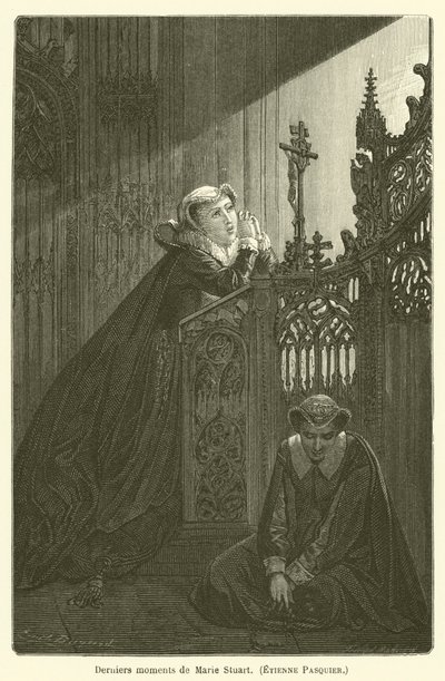 Últimos momentos de María Estuardo de after Emile Antoine Bayard