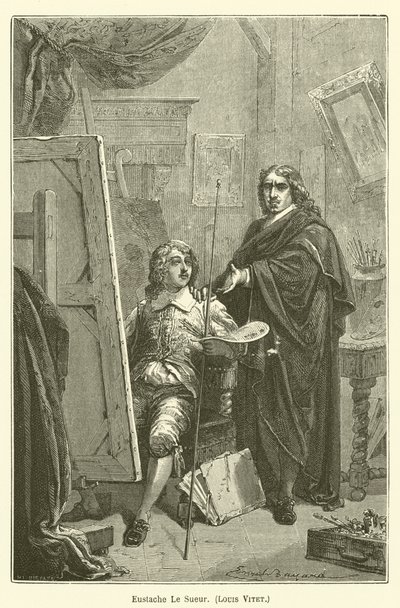Eustache Le Sueur, Louis Vitet de after Emile Antoine Bayard