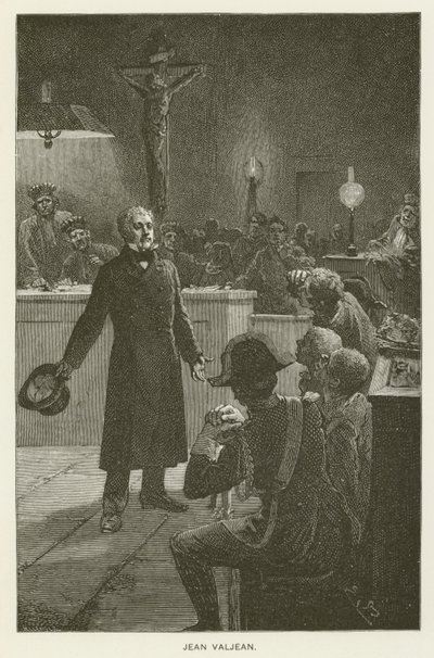 Jean Valjean de after Emile Antoine Bayard