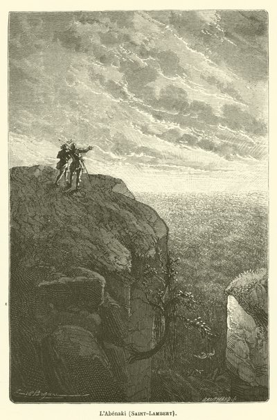 El abenaki de after Emile Antoine Bayard