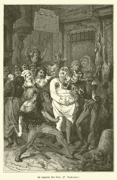 La sabiduría de los locos de after Emile Antoine Bayard
