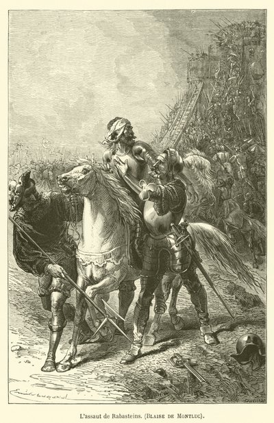 El asalto de Rabasteins de after Emile Antoine Bayard