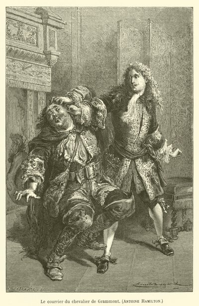 El correo del caballero de Grammont de after Emile Antoine Bayard