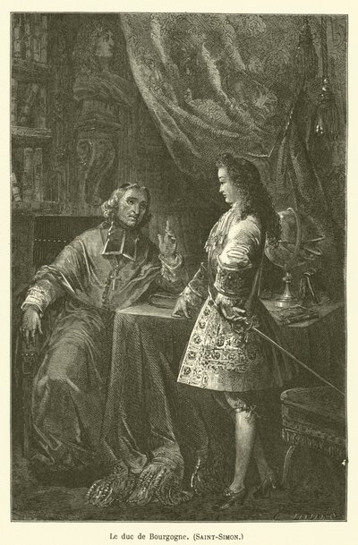 El duque de Borgoña de after Emile Antoine Bayard