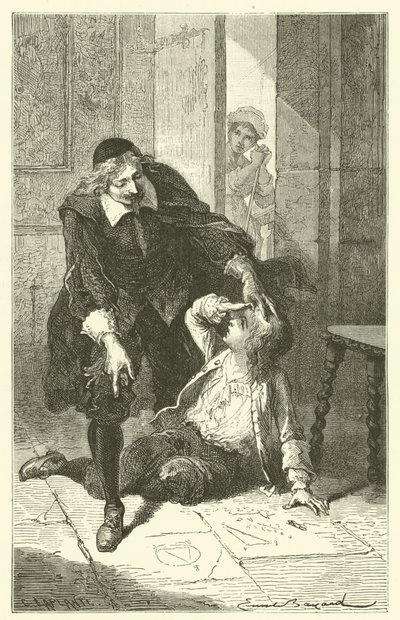 La infancia de Blaise Pascal de after Emile Antoine Bayard