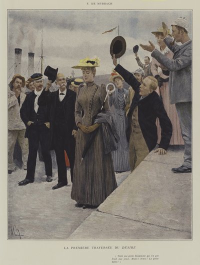 El Primer Cruce del Deseo de after Felicien baron de Myrbach Rheinfeld