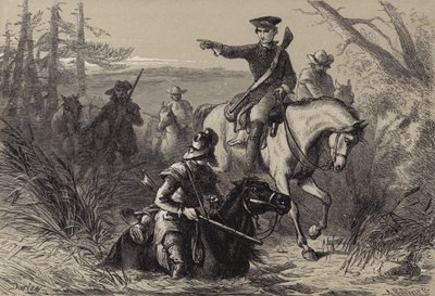 El mayor Washington en su misión al comandante francés de after Felix Octavius Carr Darley