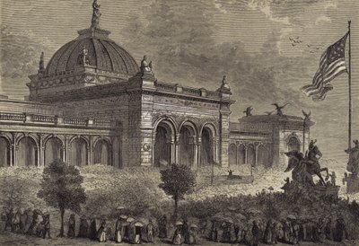 Inauguración de la Exposición del Centenario, 10 de mayo de 1876 de after Felix Octavius Carr Darley