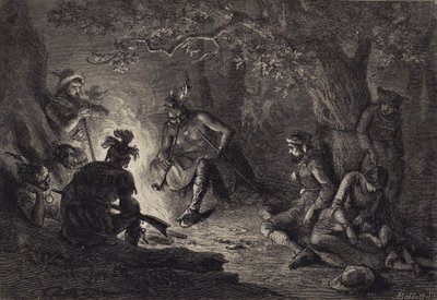 Prisioneros del valle de Wyoming de after Felix Octavius Carr Darley
