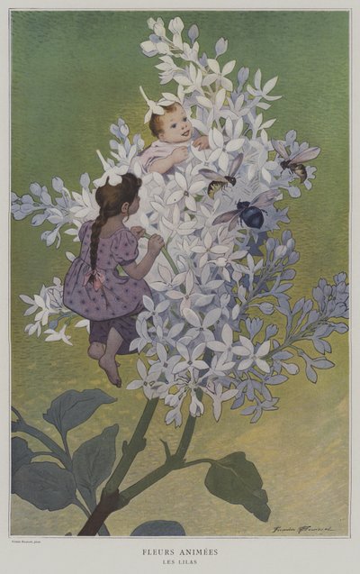 Flores animadas: lilas de after Firmin Bouisset
