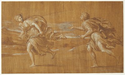 Apolo persigue a Dafne de after Francesco Albani