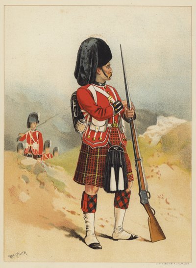 El 79º, Queens Own Cameron Highlanders de after Frank Feller