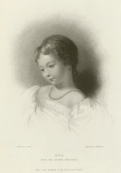 Ada Lovelace de after Frank Stone