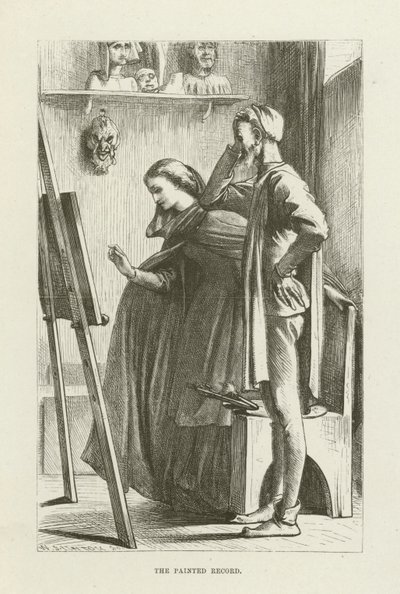 Ilustración para Romola de George Eliot de after Frederic Leighton