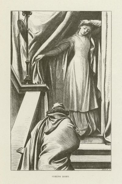 Ilustración para Romola de George Eliot de after Frederic Leighton