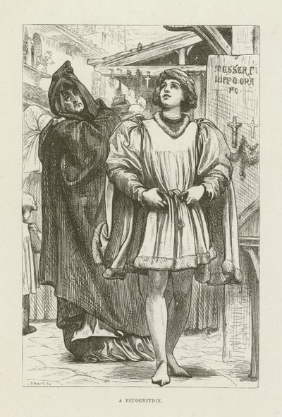 Ilustración para Romola de George Eliot de after Frederic Leighton