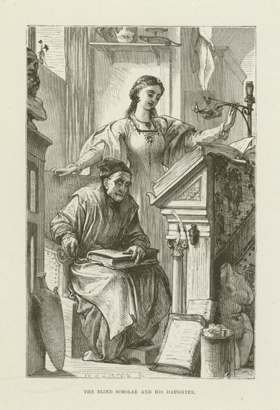 Ilustración de Romola de after Frederic Leighton