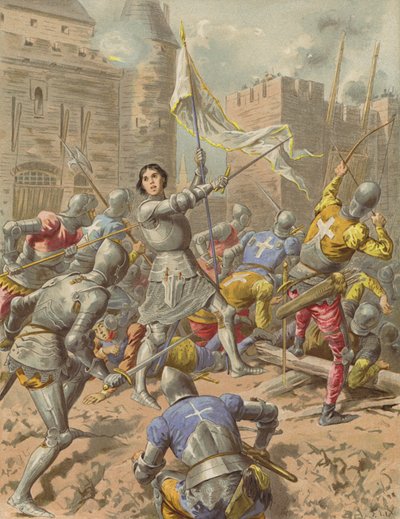 Asalto a las Tournelles en Orleans de after Frederic Theodore Lix