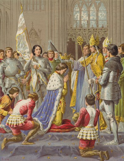 La coronación de Carlos VII de after Frederic Theodore Lix