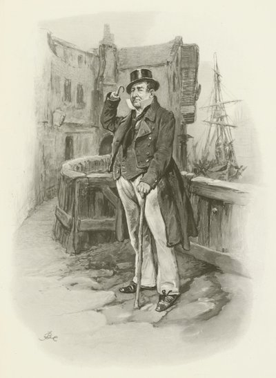 Capitán Cuttle de after Frederick Barnard