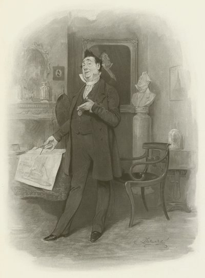 Mr. Pecksniff de after Frederick Barnard