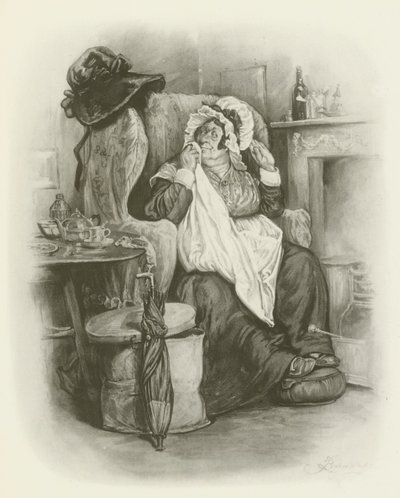 Mrs. Gamp de after Frederick Barnard