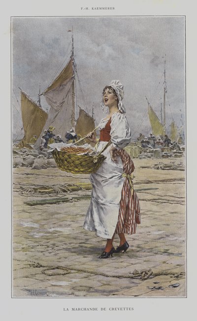 La Vendedora de Camarones de after Frederik Hendrik Kaemmerer
