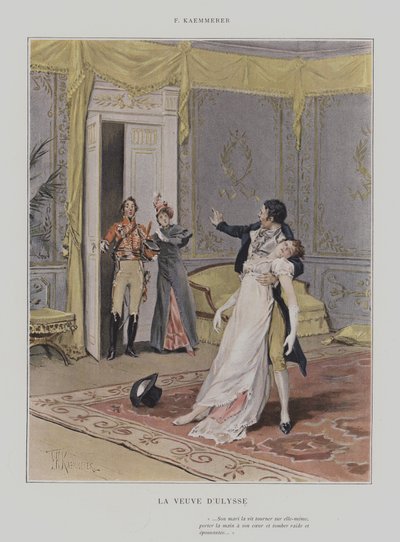 La Viuda de Ulises de after Frederik Hendrik Kaemmerer