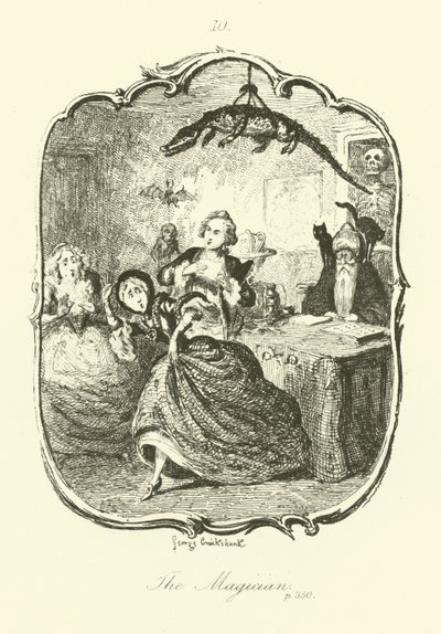 Ilustración para Peregrine Pickle de Tobias Smollett de after George Cruikshank