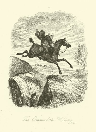 Ilustración para Peregrine Pickle de Tobias Smollett de after George Cruikshank