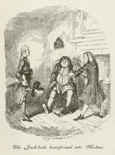 Ilustración de Tristram Shandy de after George Cruikshank
