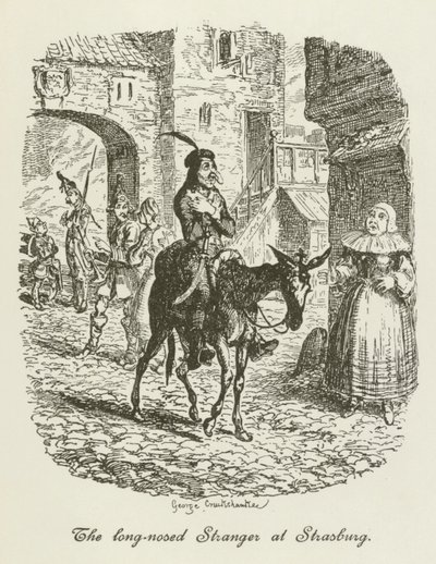 Ilustración de Tristram Shandy de after George Cruikshank