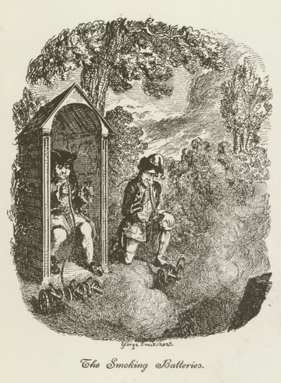Ilustración de Tristram Shandy de after George Cruikshank