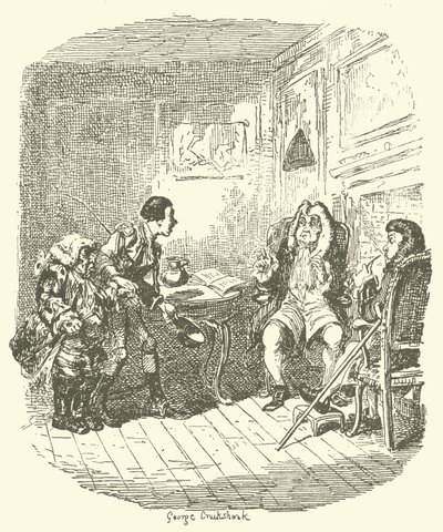 Ilustración para Tristram Shandy de after George Cruikshank
