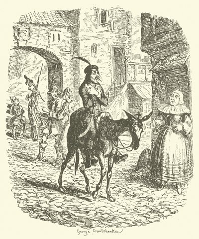 Ilustración para Tristram Shandy de after George Cruikshank