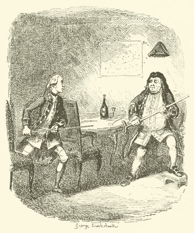 Ilustración para Tristram Shandy de after George Cruikshank