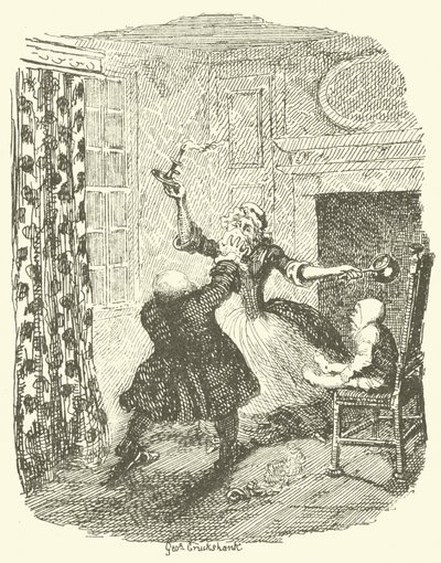 Ilustración para Tristram Shandy de after George Cruikshank