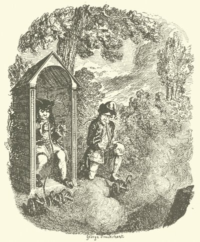 Ilustración para Tristram Shandy de after George Cruikshank