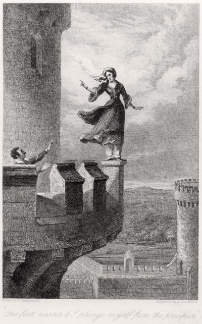 Rebeca, de Ivanhoe por Walter Scott de after George Cruikshank