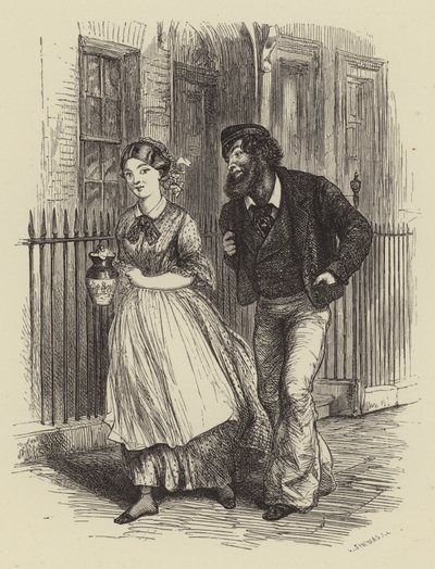 Balada de Eliza Davis de W M Thackeray de after George Housman Thomas