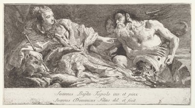 Venecia recibiendo el homenaje de Neptuno de after Giovanni Battista Tiepolo Giovanni Domenico Tiepolo