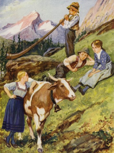 Un verano suizo de after Gordon Frederick Browne