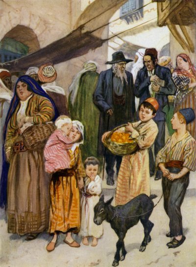 Pequeños judíos de after Gordon Frederick Browne