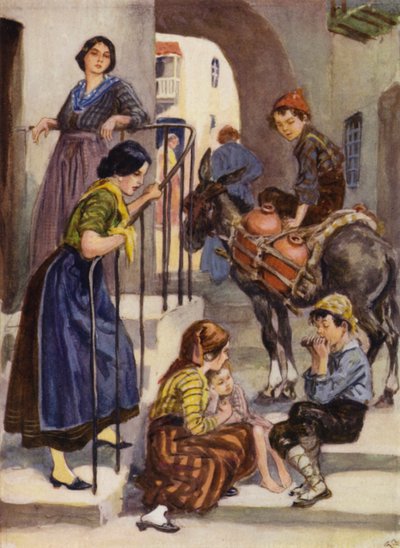 Música y sol de after Gordon Frederick Browne