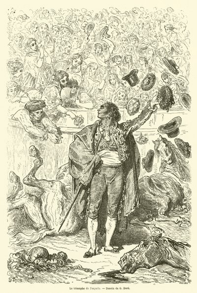El triunfo de la espada de Gustave after Dore