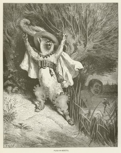 El Gato con Botas de Gustave after Dore